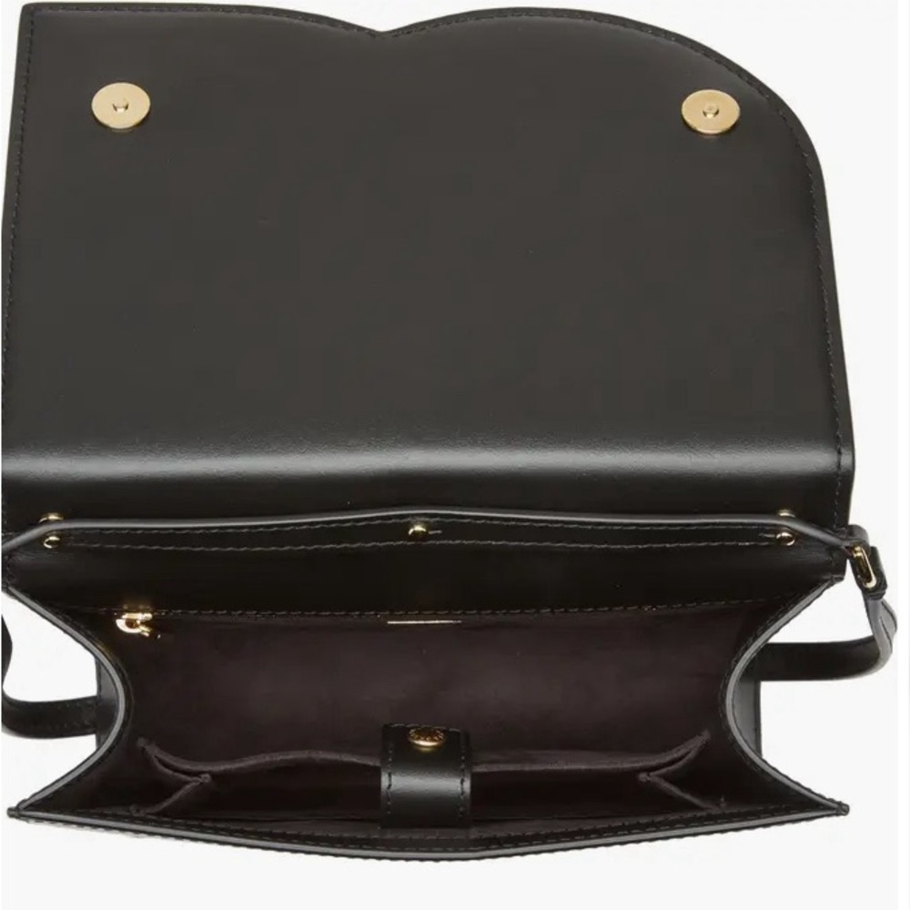 D&G leather flap crossbody bag color black - Picture 8 of 15